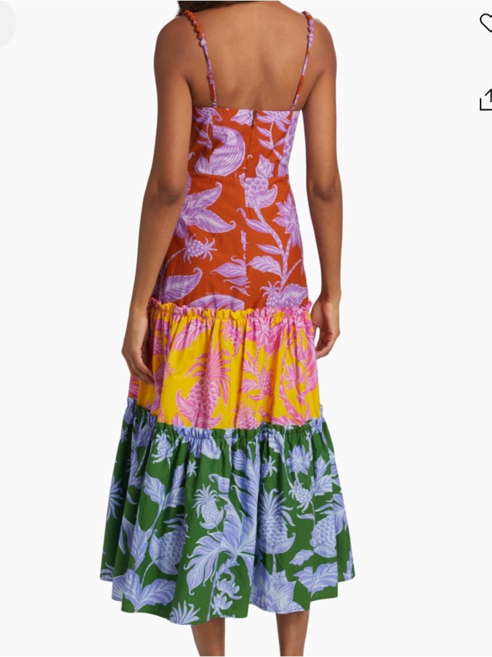 FARM Rio Tropical Swing Midi Dress NWOT - Picture 2 of 6